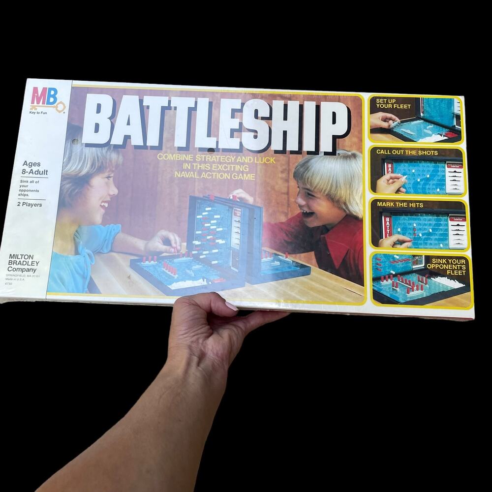 Vintage Battleship Board Game 1978 Milton Bradley 4730 Sealed NEW Old Stock RARE